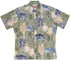 RJC Mens Pale Free Falling Leaf Reverse Shirt